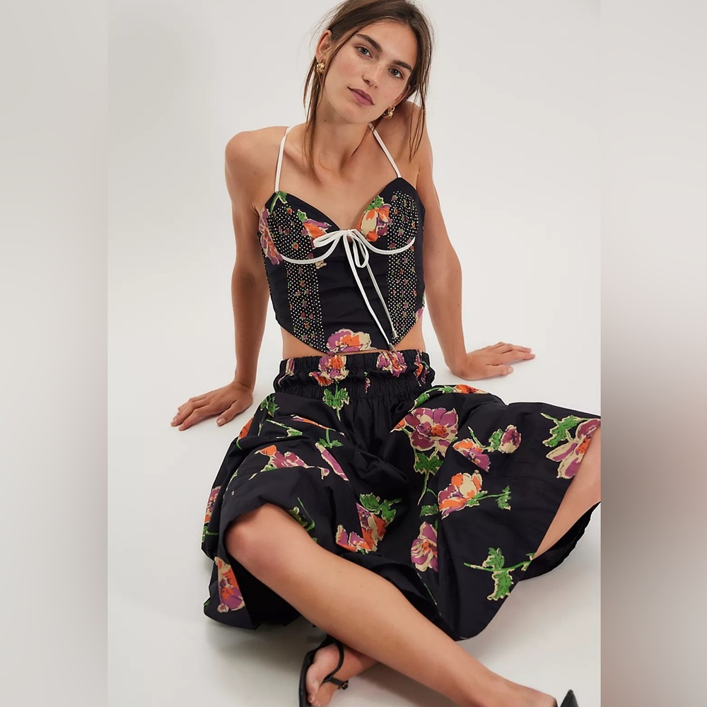 FREE PEOPLE Luca Set in Black Combo